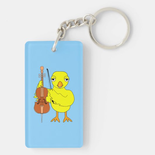 Porte-clés Cello Chick (Dos)
