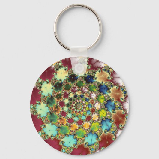 Porte-clés Cellules fractales - Porte - clé fractal (Recto)