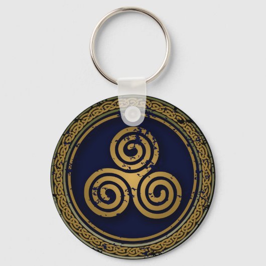 PORTE-CLÉS CELLULES MYSTIQUES CELTIQUES CERCLE (Recto)