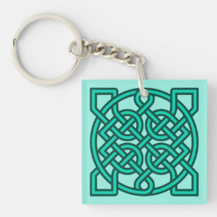 Porte-clés Céltic Sailor's Knot, Turquoise, Aqua et Turquoise