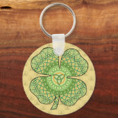 Porte-clés Celtic Shamrock Keychain (Recto)