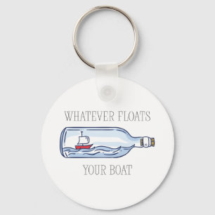 Porte-clés Celui qui flotte votre bateau