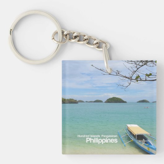 Porte-clés Cent îles, porte - clé de Pangasinan Philippines (Devant)
