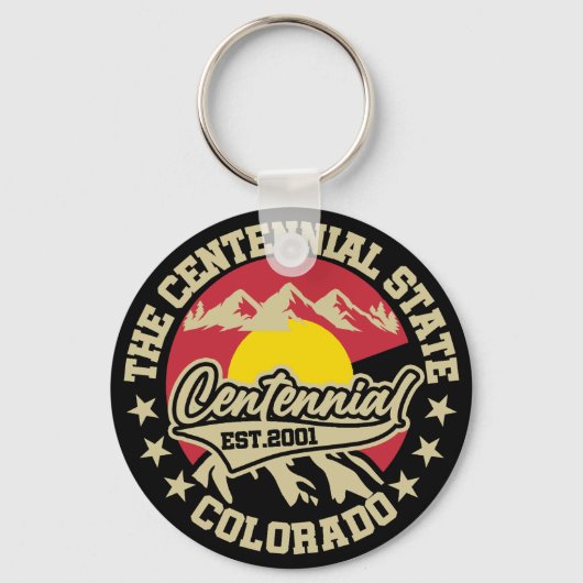 Porte-clés Centenaire, Colorado (Recto)
