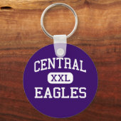 Porte-clés Central - Aigles - Lycée - Omaha Nebraska (Recto)