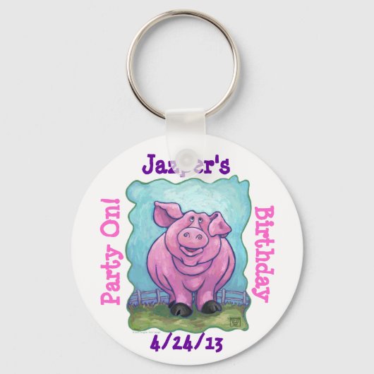 Porte-clés Centre de la partie de porc (Recto)