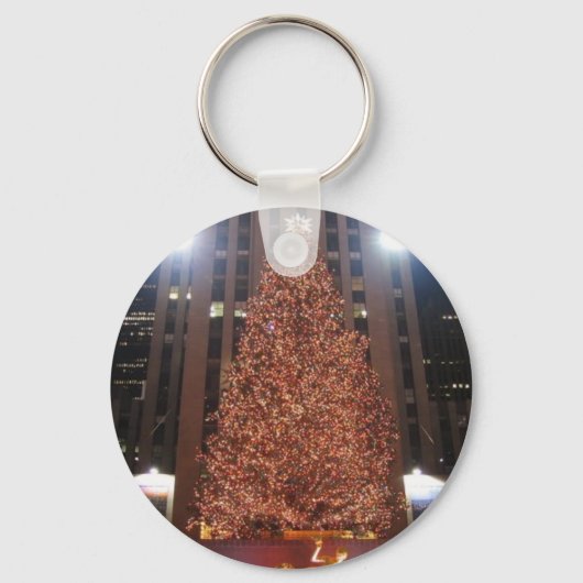 Porte-clés Centre Rockefeller de l'arbre de Noël (Recto)