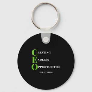 Porte-clés Ceo T Shirt Créer Opportunité Boss Success Moti