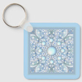Porte-clés Céramique Lace bleu clair (Recto)