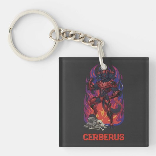 Porte-clés Cerberus Hell Guardian - Mythology Art (Devant)