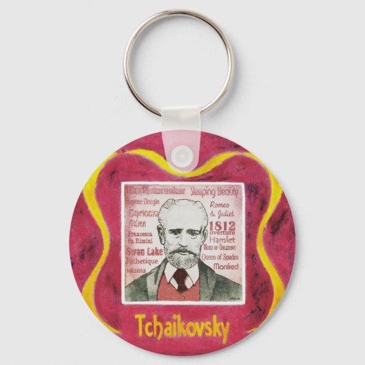 Porte-clés Cercle à clé Tchaïkovski (Recto)