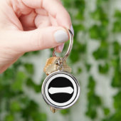 Porte-clés Cercle avec caractère un (main)