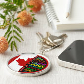 Porte-clés Cercle clé des vétérans canadiens (Côté)