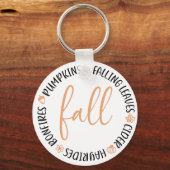 Porte-clés Cercle d'automne (Recto)