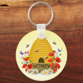 Porte-clés Cercle de clé apiculteurs (Recto)