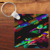 Porte-clés Cercle de clé de cellule neuronale (Recto)