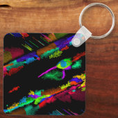 Porte-clés Cercle de clé de cellule neuronale (Verso)