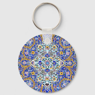 Porte-clés Cercle de clé de conception perse