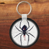 Porte-clés Cercle de clé noire veuve (Recto)