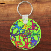 Porte-clés Cercle de lézards (Recto)