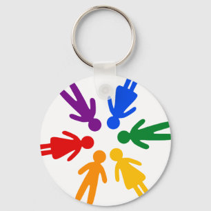 Porte-clés cercle de lgbt