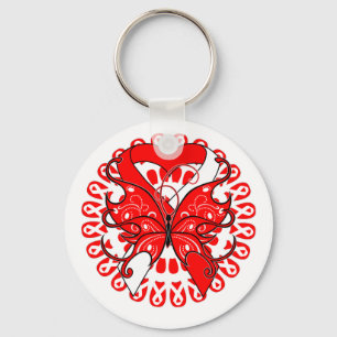 Porte-clés Cercle de papillon de syndromes myélodysplasiques