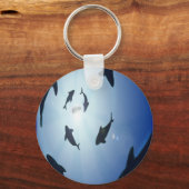 Porte-clés Cercle de requins (Recto)