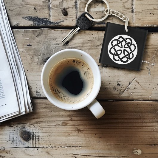 Porte-clés Cercle de travail de noeud celtique