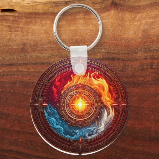 Porte-clés Cercle Élémentaire Du Pouvoir (Verso)