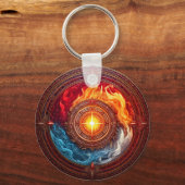 Porte-clés Cercle Élémentaire Du Pouvoir (Recto)