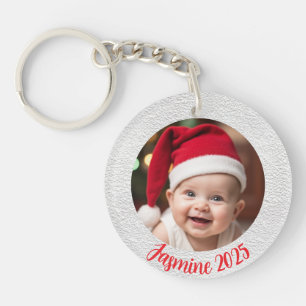Porte-clés Cercle en acrylique personnalisable pour le premie