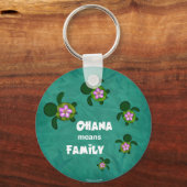 Porte-clés Cercle familial de la mer d'Honu (Recto)