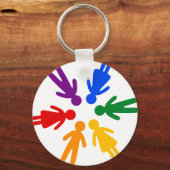 Porte-clés cercle lgbt (Recto)