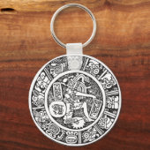 Porte-clés Cercle maya, hiéroglyphe mexicain(Maya) (Recto)