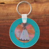 Porte-clés Cercle Tepee (Recto)