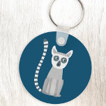 Porte-clés Cercler Lemur<br><div class="desc">Un joli design de Lémur à la Bague pour les amoureux des animaux. Art original de Nic Squirrell.</div>