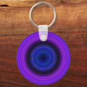 Porte-clés Cercles - Bleu (Recto)