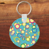 Porte-clés Cercles colorés (Recto)