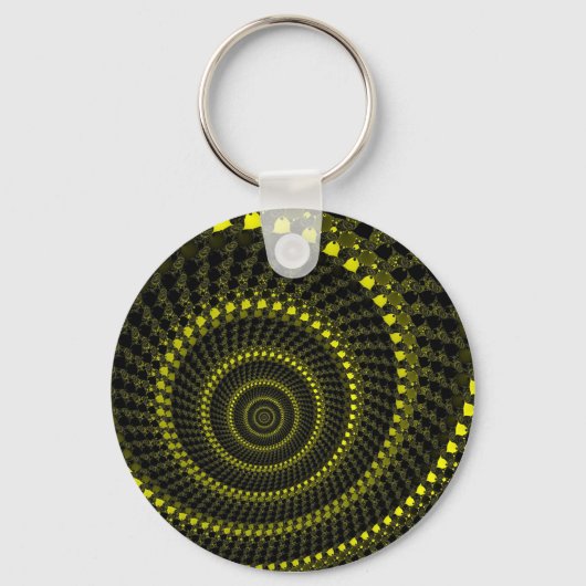 Porte-clés Cercles Jaunes (Recto)