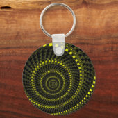 Porte-clés Cercles Jaunes (Recto)