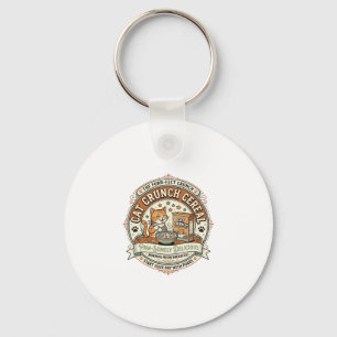 Porte-clés Céréal Cat Crunch Boîte de céréales pour petit-déj