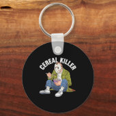 Porte-clés Cereal Killer Funny Halloween Horror Movie Masked (Recto)
