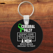 Porte-clés Cérébral Palsy Cp Sensibilisation Maman Guerrier S (Recto)