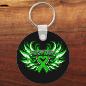 Porte-clés Cérébral Palsy Sensibilisation ailes cardiaques.pn (Recto)