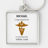 Porte-clés Cérémonie de la couverture blanche vétérinaire de  (Devant)