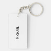 Porte-clés Cérémonie de remise de manteau blanc de pharmacie  (Dos)