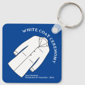 Porte-clés Cérémonie de remise des manteaux blancs Médecin (Dos)