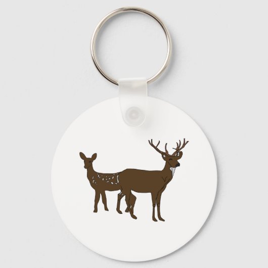 Porte-clés Cerf (Recto)