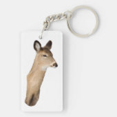 Porte-clés Cerf à queue blanche (gros plan) (Dos)