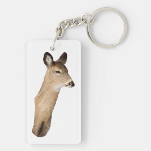 Porte-clés Cerf à queue blanche (gros plan) (Dos)